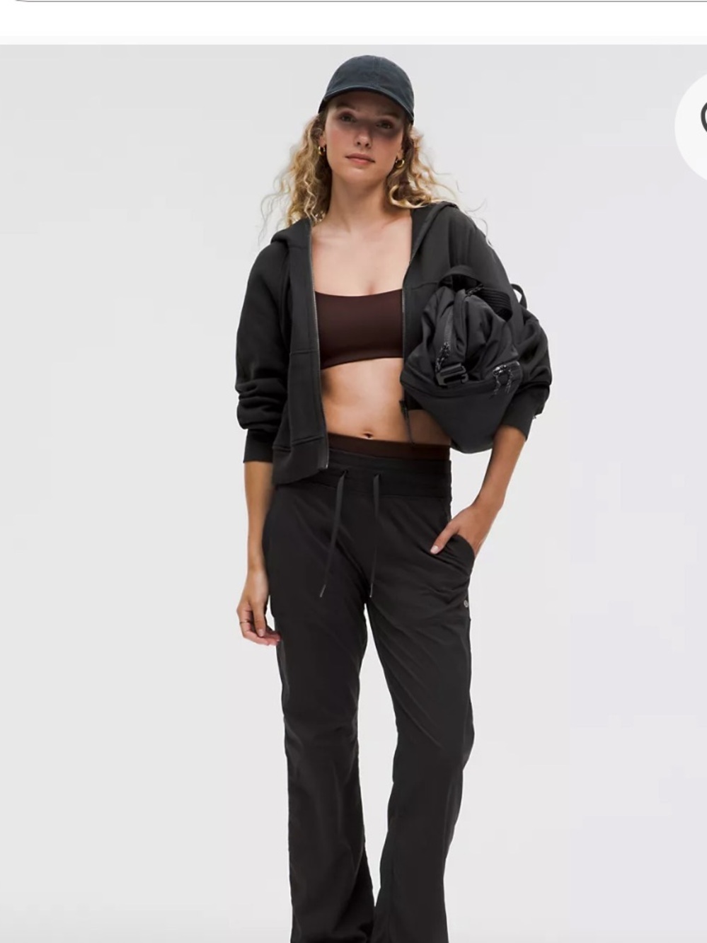 lululemon Dance Studio Mid-Rise Pants black active casual workout $128 summer